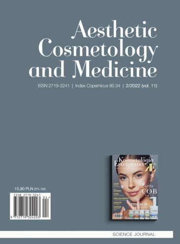 our article at Aesthetic Cosmetology and Medicine Jornal